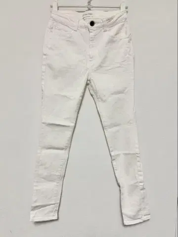 릴리 브라운 L.B. DAILY STOCK 화이트 스키니 데님 팬츠 0
