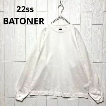 새상품급 22ss BATONER 바토너 크루넥 천축 코튼 롱T