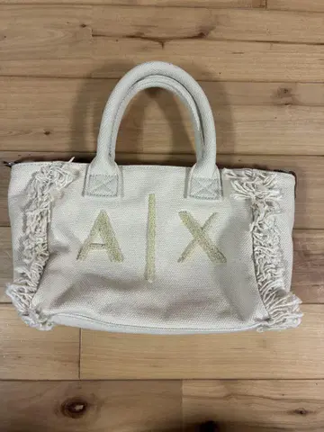 [새상품급] Armani Exchange A|X 로고 캔버스 미니 토트백