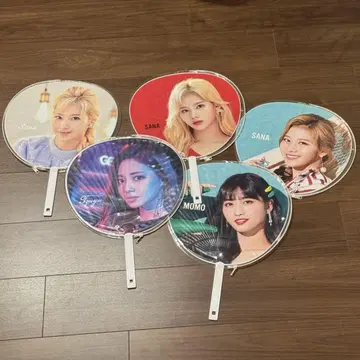 TWICE 부채 5개 세트