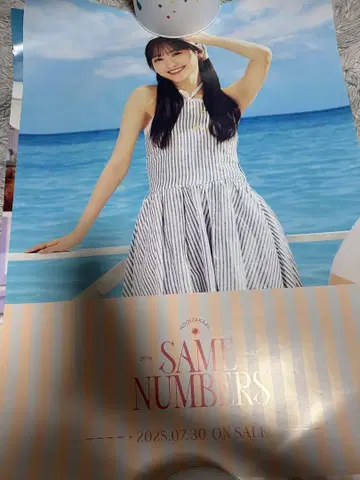 노기자카46 이치노세 미쿠 SAME NUMBERS 포스터