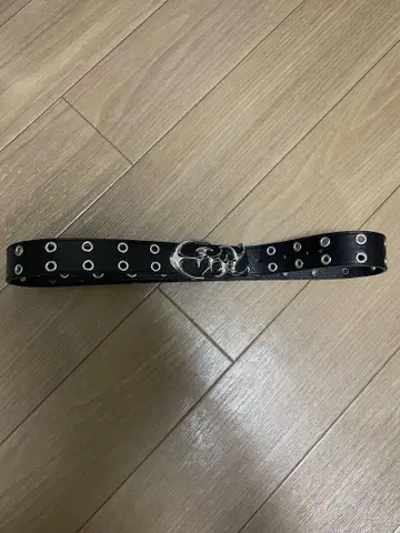 스트릿 가죽 벨트 Y2K 가죽 벨트
