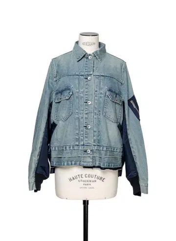사카이 Denim x MA-1 재킷