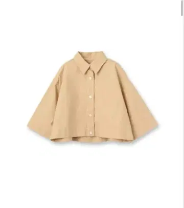 DRESSTERIOR 하프 슬리브 크롭 셔츠