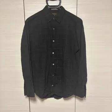 폴스미스 부클 체크 셔츠 블랙