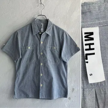 새상품급 MHL. 반팔 샴브레이 셔츠 마가렛호웰