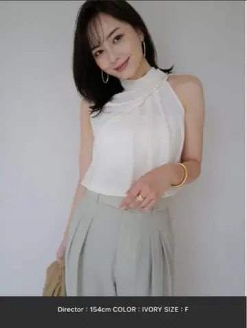 a,,nuan,,홀터 넥 톱