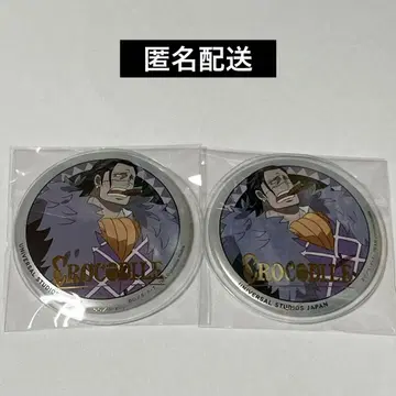 원피스 USJ 캔뱃지 크로커다일