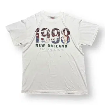 90s 1998 NEW ORLEANS MARDI GRAS 티셔츠