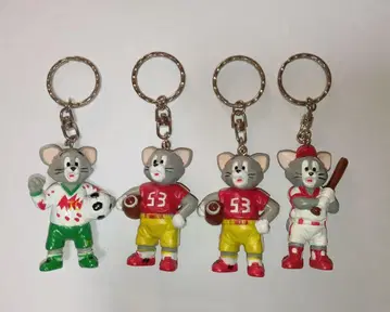 톰과 제리 키링 골동품 4개 세트