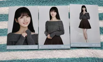 츠츠이 아야메 브로마이드 오프숄더 니트 컴프
