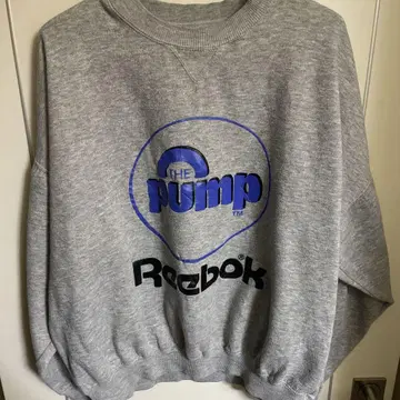 리복 THE PUMP 맨투맨 그레이