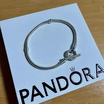 Pandora Moments 실버 T-바 팔찌