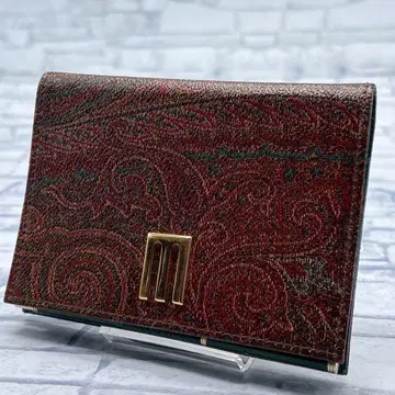 ETRO 에트로 수첩 케이스 페이즐리 무늬 명함지갑