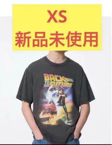 XS 백투더퓨처 워시드 그래픽 티셔츠