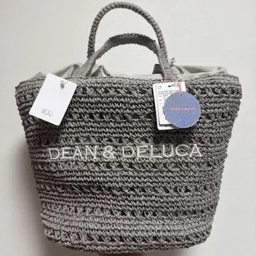 DEAN & DELUCA 빔즈 크로셰 바스켓 백 그레이 M