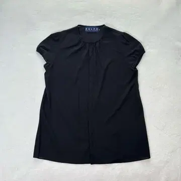 RALPH LAUREN 랄프 로렌 실크 반팔 블라우스 퍼프 슬리브