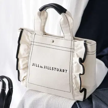 JILL by JILLSTUART 프릴 토트 백 질스튜어트 화이트