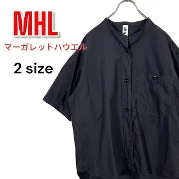 엠에이치엘 MHL. 마가렛호웰 반팔 셔츠 사이즈 2 그레이
