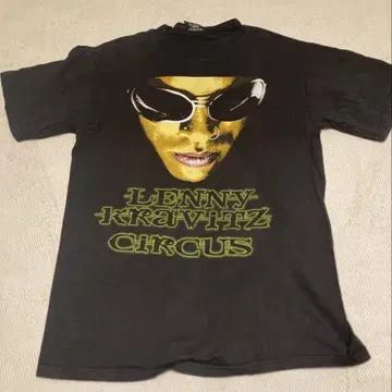 Lenny Kravitz Circus 티셔츠 블랙 L 사이즈