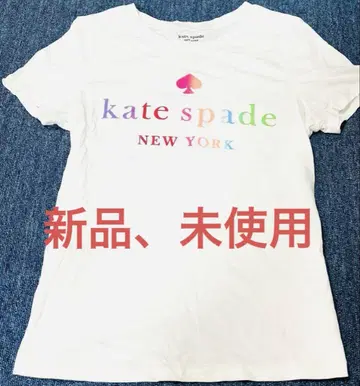 새상품! Kate spade New York 로고 화이트 티셔츠