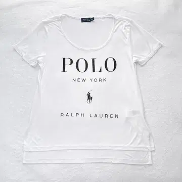 새상품급 레어 RALPH LAUREN 랄프 로렌 로고 티셔츠 컷소