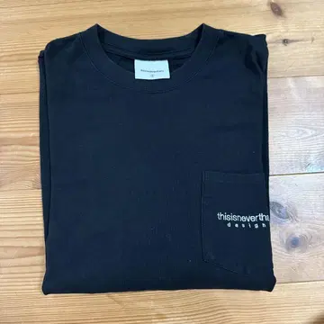디스이즈네버댓 L-Logo 포켓 L/S 티셔츠