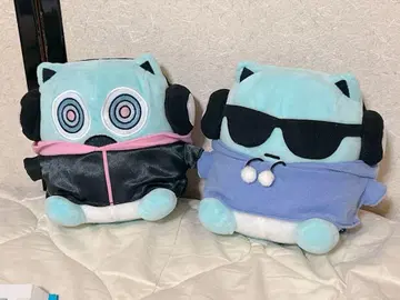 블루 햄햄 스트릿 스타일 봉제 인형 2종