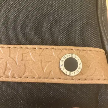 BULGARI 클러치백 블랙/브라운