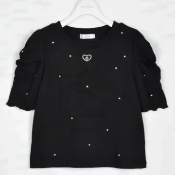 evelyn 에블린 하트 시스루 비쥬 상의