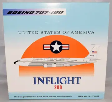 비행 중 1/200 미국/보잉 707-100/86972 1370118P