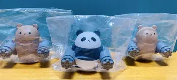기계 동물 개틀링 베어 3개 세트 팬더 브라운