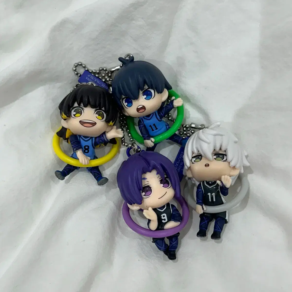 Bluelock Konnichiwa Figure Keyring Isagi Bachira Nagi Leo
