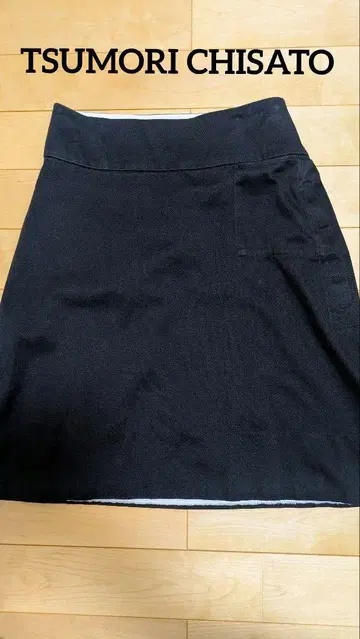 TSUMORI CHISATO 츠모리치사토 스커트 블랙 M 면