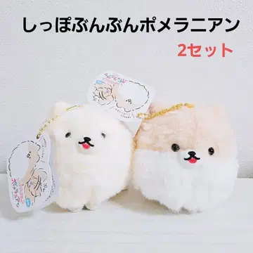 새상품 꼬리 삐삐 포메라니안 베이지 화이트 포메 크림 포메