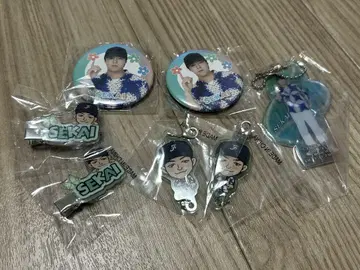 세계 캔뱃지 클리어 참 아크릴 참 헤어 클립