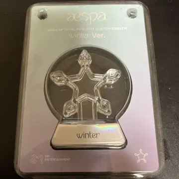 aespa 윈터 응원봉 엠블럼