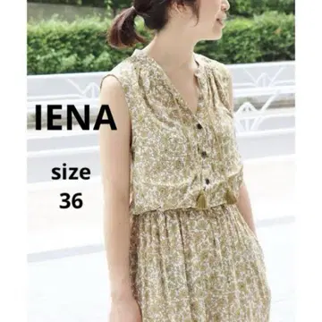 IENA IPEKER 올인원 플라워 프린트 꽃무늬 슬리브리스