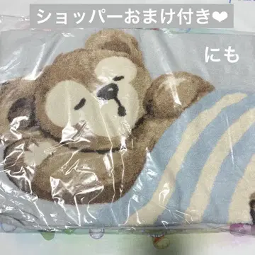 미사용 새상품 니트 담요 더피 젤라피케 콜라보