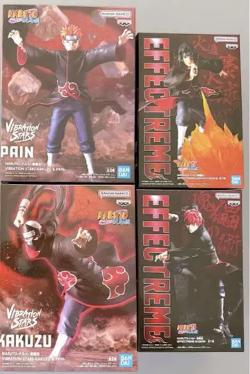 NARUTO-나루토- 돌풍전 아카츠키 피규어 4개 세트
