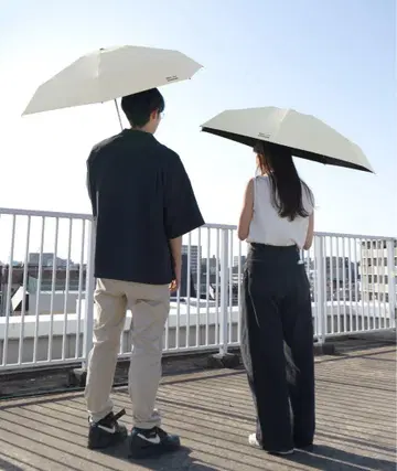 Wpc. iZA 접이식 양산 화이트 남녀 공용