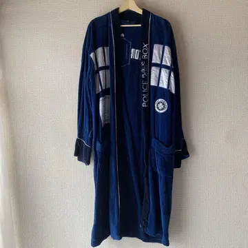닥터 후 TARDIS 목욕 가운 네이비
