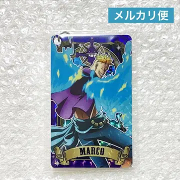 원피스 ONE PIECE 홀로그램 플레이트 키링 마르코