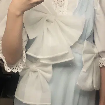 빈티지 원피스 스카이블루