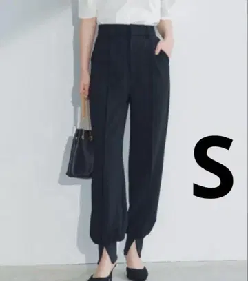 anuans 핑턱 조거 팬츠 S 사이즈 블랙