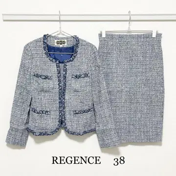 0157 REGENCE 레지앙스 셋업 38 사이즈 트위드