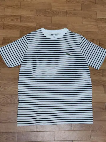 LACOSTE 라코스테 보더 티셔츠 오니카노 원단