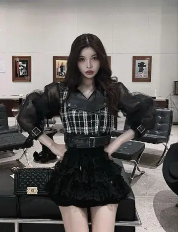 Darich 메쉬 디자인 라이더 자켓