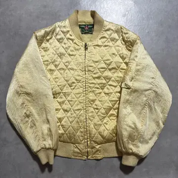 00s 퀼팅 플라이트 자켓