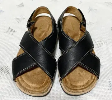 클락스 요트 크로스 블랙 가죽 22cm